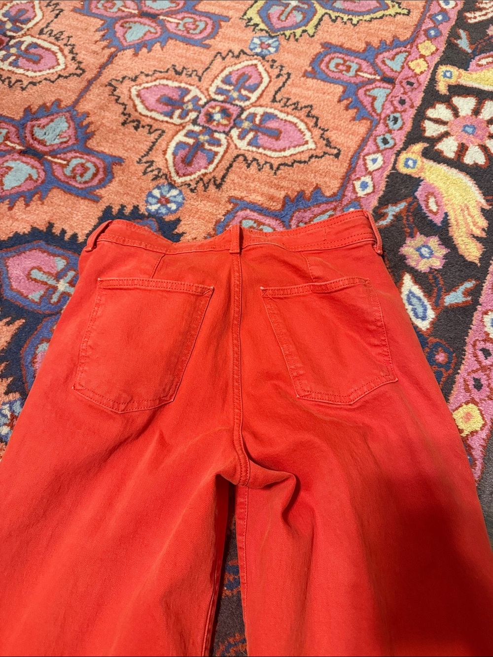 Universal thread . Wide-Leg Red Pants - Picture 2 of 2